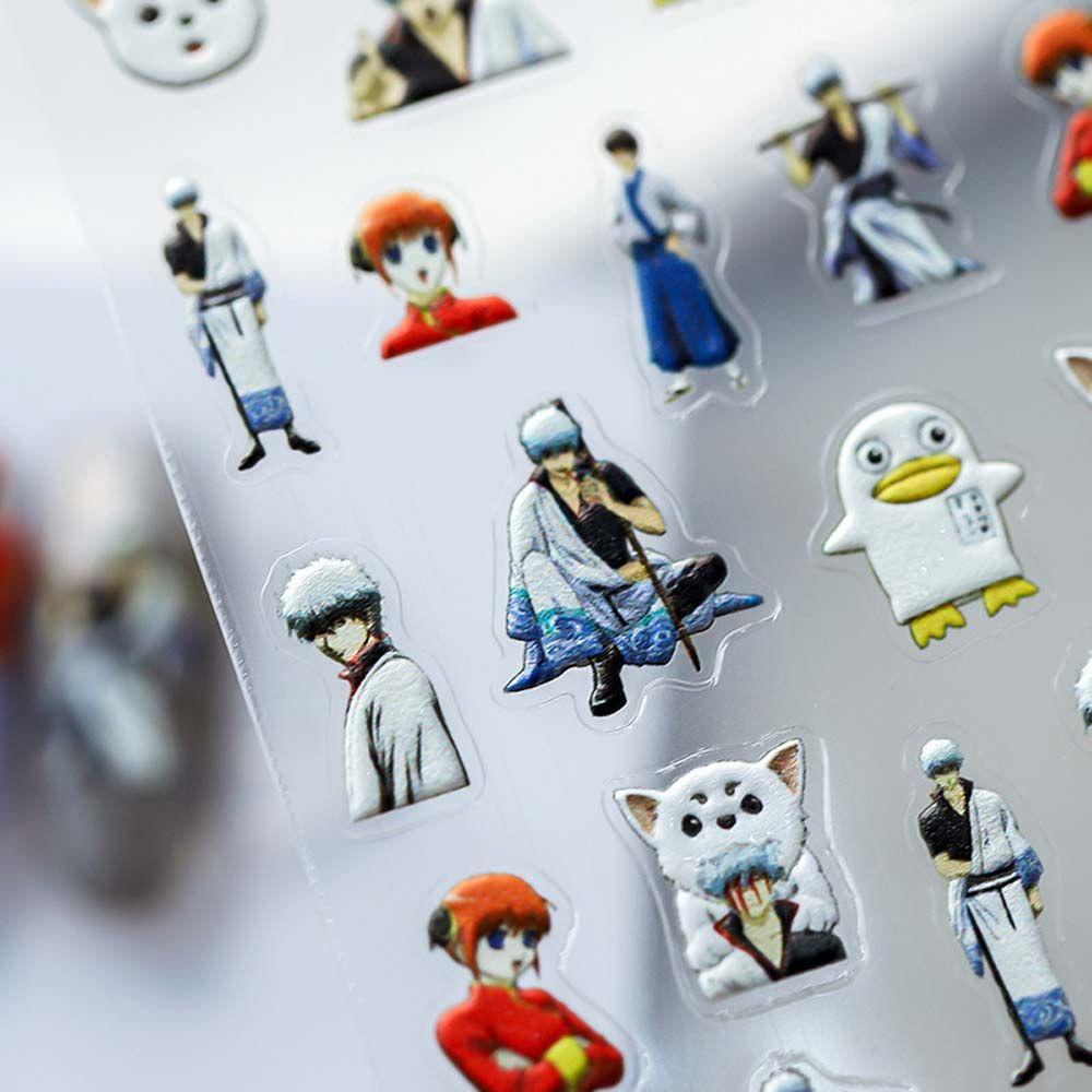 QQMALL Miếng Dán Trang Trí Móng Tay Hình Que Kem Hoạt Hình Xinh Xắn