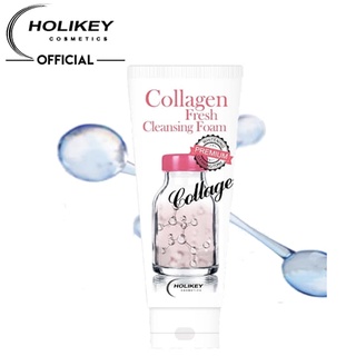 Sữa Rửa Mặt Bổ Sung Collagen Làm Trắng Collagen Fresh Cleansing Foam 100ml - Holikey