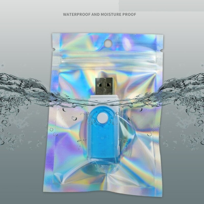 Túi zip hologram nhiêu màu sắc, túi zip mini đủ size đựng thực phẩm phụ kiện đa năng tiện dụng
