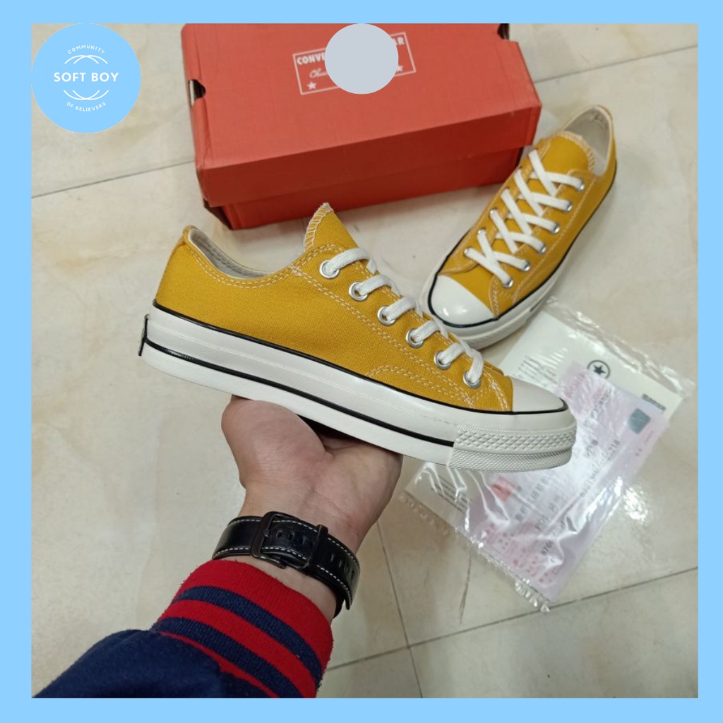 😸 Giày Sneaker converse 1970s màu vàng cổ thấp- Giày Classic Siêu Hot, Phong cách soft boy- Hàng loại đẹp