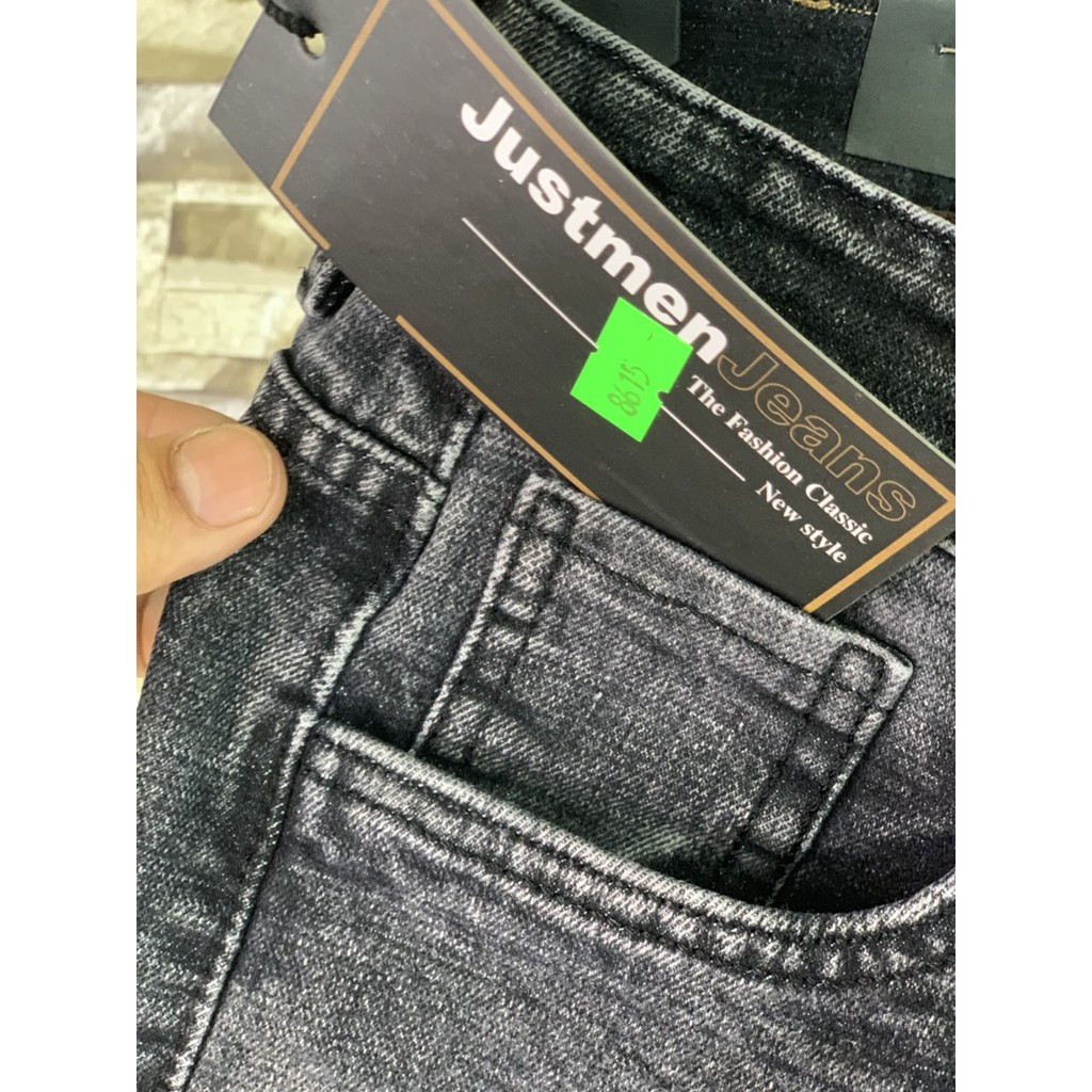 Quần Jean Trơn Nam Đen Quần Bò Nam Ống Côn Co Giãn Cao Cấp | BigBuy360 - bigbuy360.vn