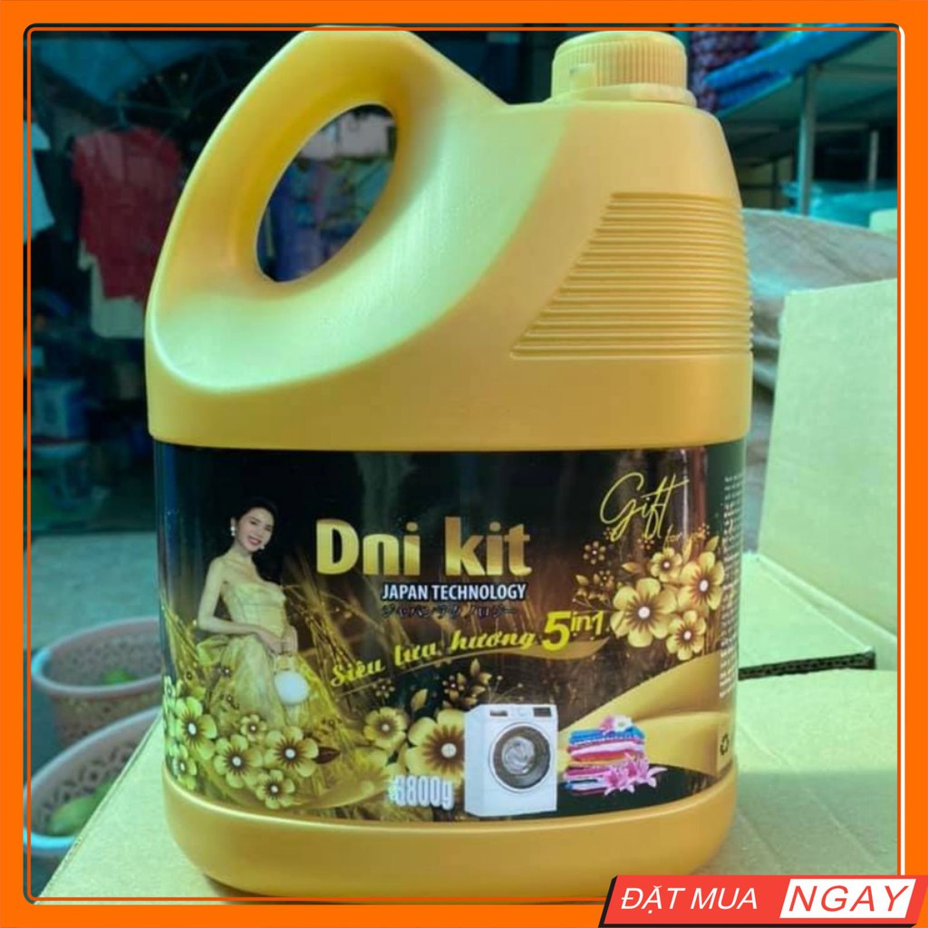 Nước Giặt Dnii Kid Ánh Dương 3600ml – Nước Giặt Cho Bé Dnii Tím, Trắng, Vàng Thơm Cực Lâu