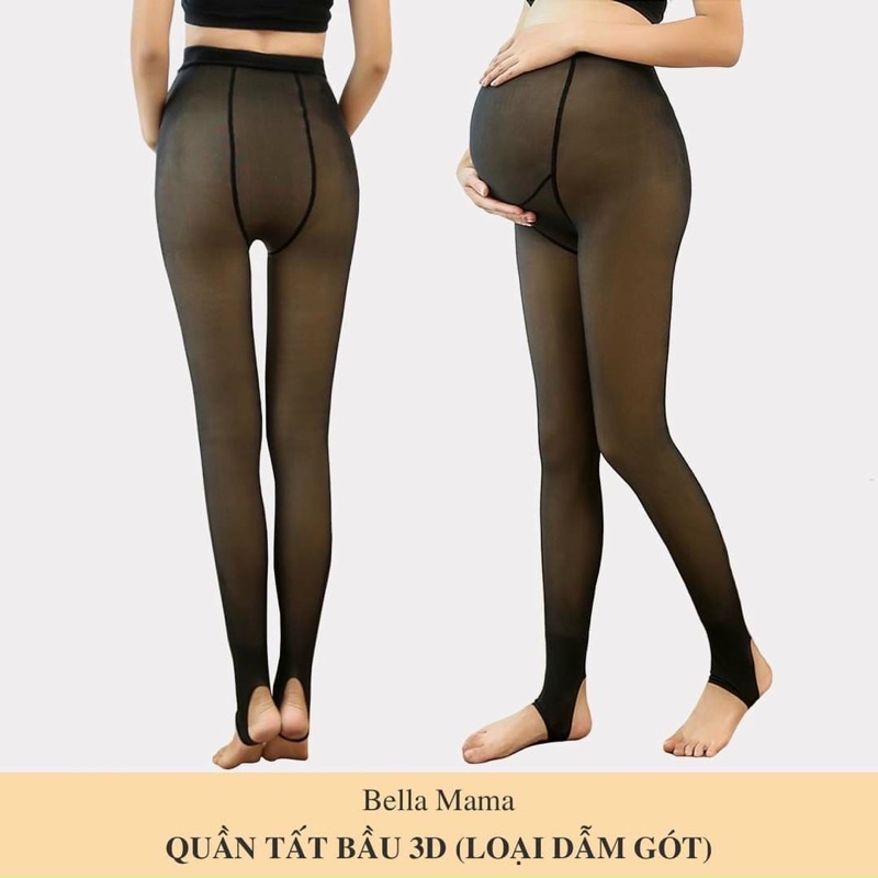 Tất bầu 3D giẫm gót, hàng chuẩn đẹp, phần bụng to và thoải mái cho mẹ bầu