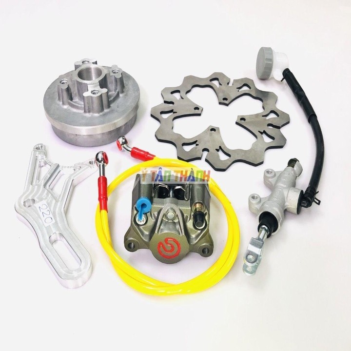 Bộ Đĩa Sau Sirius Heo Rembo Xám Đĩa 220Mm V1 MS1266