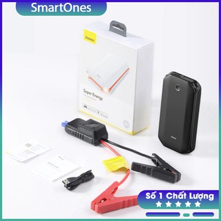 Bộ kích điện xe hơi khẩn cấp Baseus Super Energy tích hợp pin dự phòng 8000mAH giúp khởi động xe một cách dễ dàng