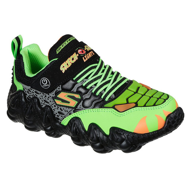 [Mã MABRVP7 giảm 10% tối đa 100K đơn 500k] Skechers Bé Trai Giày Thể Thao Skech-O-Saurus Lights - 400110L-BKLM