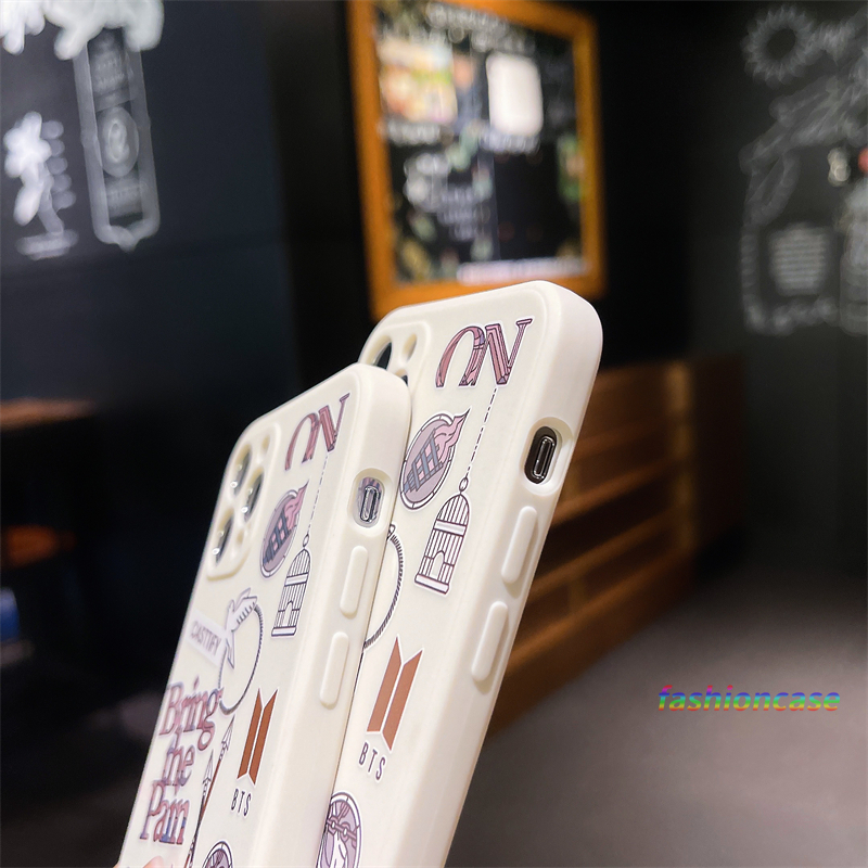 Cartoon Drawing Casing Samsung A12 A32 A52 A72 A02S A50 A10S J7 Prime A51 J2 Prime A10 A125 A30 A50S A30S A20 M40S M10 M10S A205 M02S A025 F02S A305 Grand Prime Plus Camera Lens Protection Case Soft TPU Cover