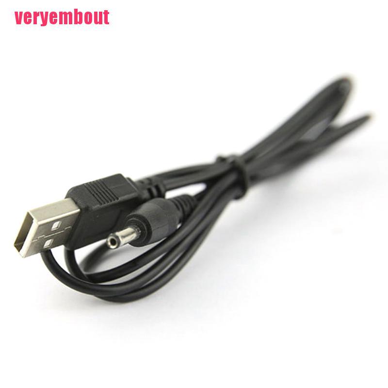 Dây Cáp Chuyển Đổi Đầu Usb Sang Cổng 2.5 3.5 4.0 5.5mm 5v Dc