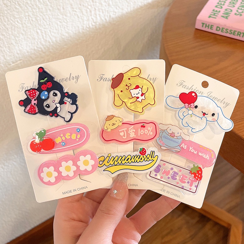 [SET 3]Kẹp tóc nhiều hoạt hình nhiều kiểu dễ thương cho bé S3K