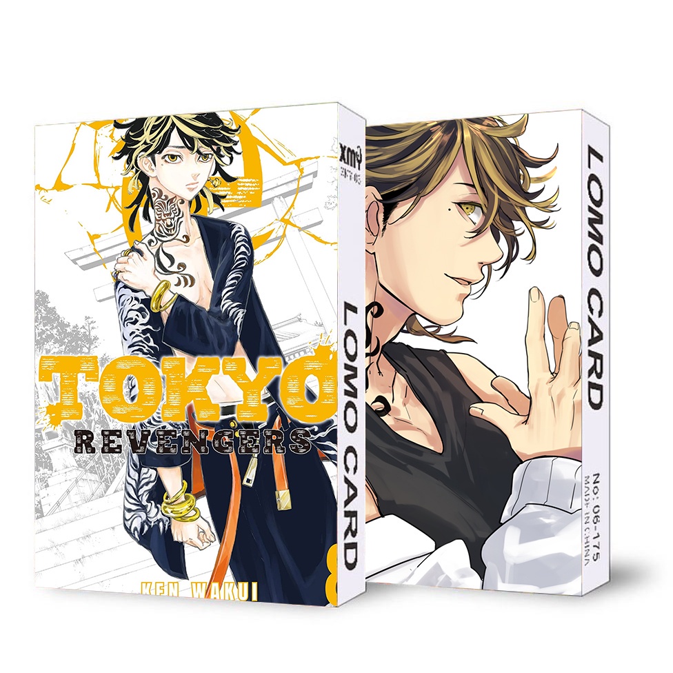 Ảnh lomo IN HÌNH nhân vật Tokyo revengers Kịch Trường Của Takemichi 30 tấm anime chibi