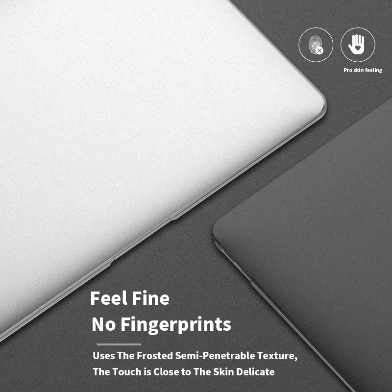 Ultra Ốp Máy Tính Bảng Nhám Trong Suốt Siêu Mỏng Cho Apple MacBook Air 15 Pro 14 M1 M2 Pro 13 New Pro 13.3 Air 13.3 / 13.6 M2