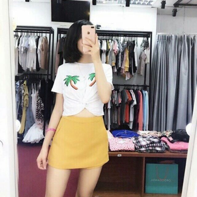 Quần giả váy Bershka