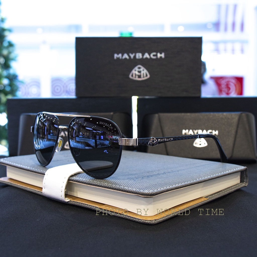Kính mát nam cao cấp  MB5 full box, bảo hành 12 tháng, tròng Polarized cường lực, chống chói