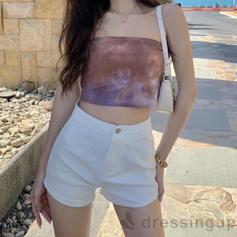 Áo Nữ Không Tay Hở Vai Thời Trang Quyến Rũ