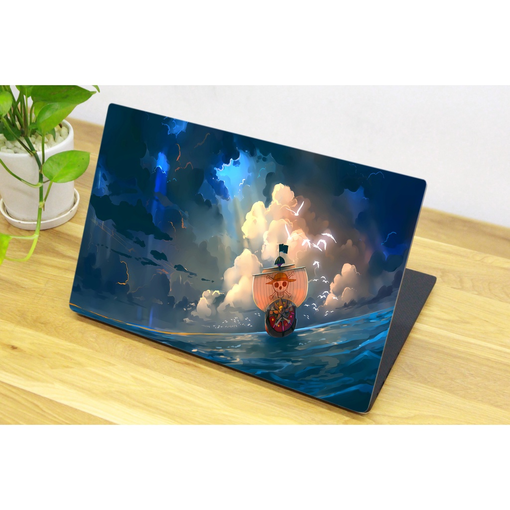 Skin Laptop In Hình Tàu One Piece - Luffy Dành Cho Các Dòng Máy Dell Hp Asus Msi Acer Lenovo Macbook Theo Yêu Cầu