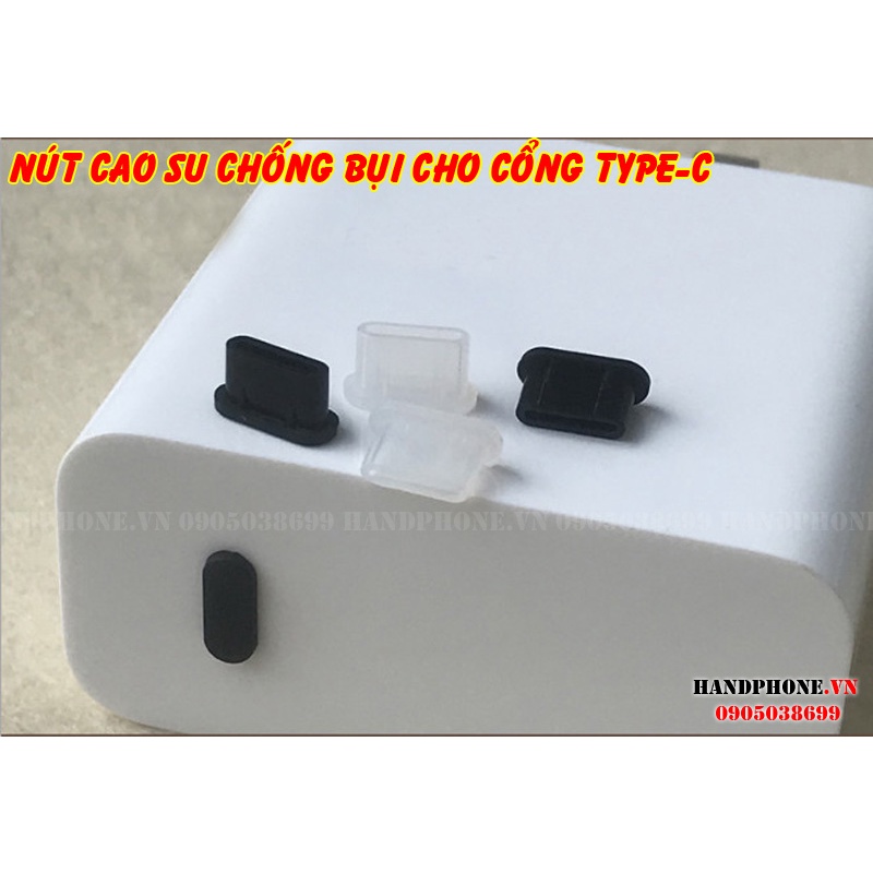 Nút cao su chống bụi cho cổng sạc, dữ liệu Type-C