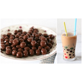 100g trân châu nấu trà sữa , trà thái