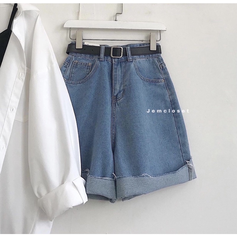 Sơ Mi Tay Dài KATE 1 Túi + Áo 2 Dây