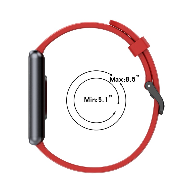 Dây Đeo Tay Bằng Silicone Chống Trầy Chống Mồ Hôi Điều Chỉnh Được Cho Realme Band2 / Realme Band2