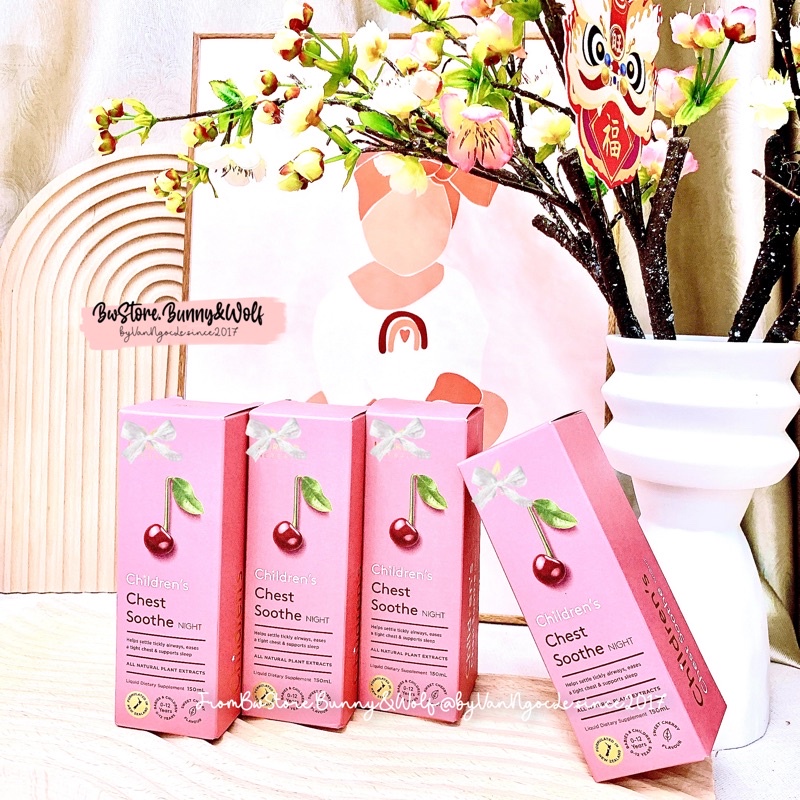 Siro Ho Đêm Harker Herbals Children's Chest Soothe Night 150ml - New Zealand [ Hàng Air - BW Store ]