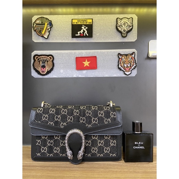 Túi si hiệu Gucci vải jean