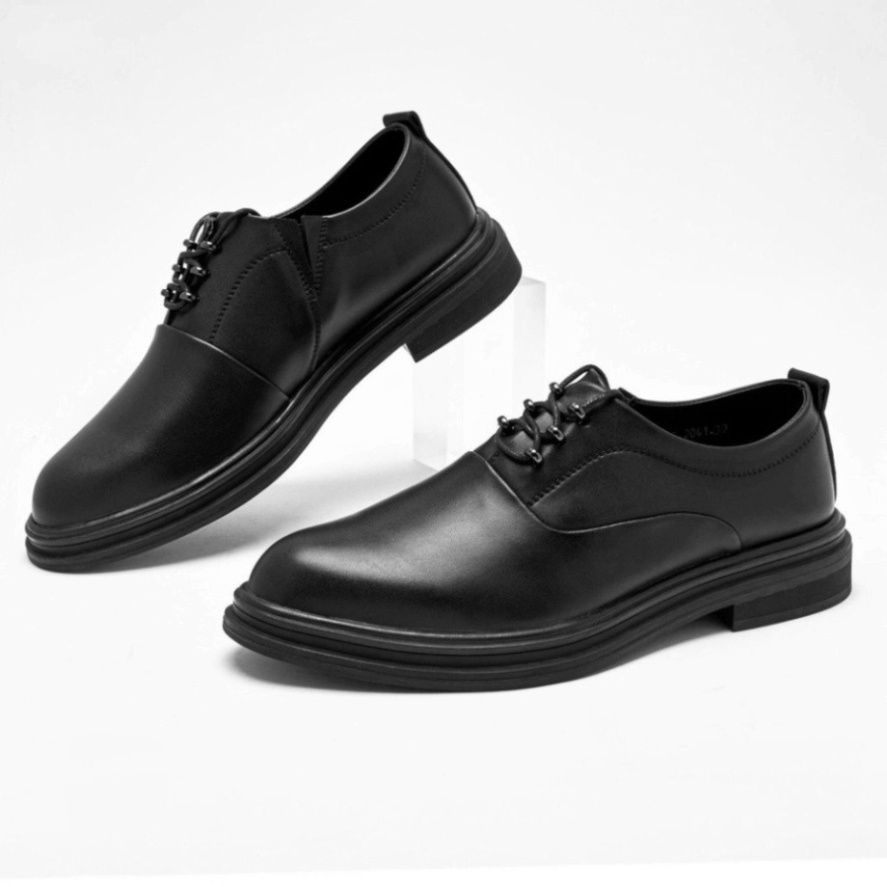 Giày Derby Nam công sở tăng chiều cao da bò nhập khẩu CK041