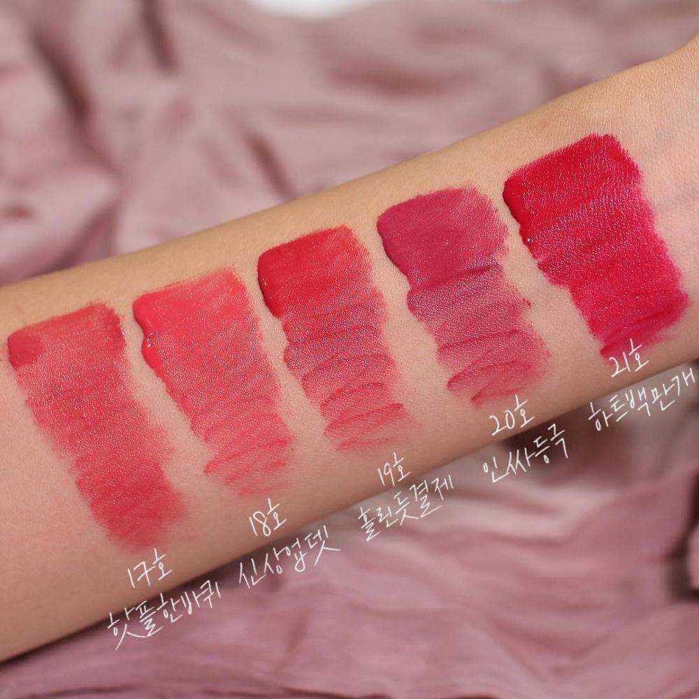 [Màu Đỏ Hồng] Son Kem Lì Peripera Ink The Velvet Fall Collection Pink Moment 8g #19 – Bewitched Red Pink NTY95