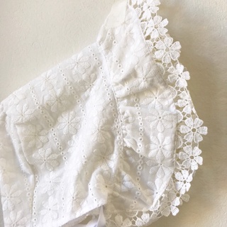 Mũ bonnet ren tiểu thư cho bé