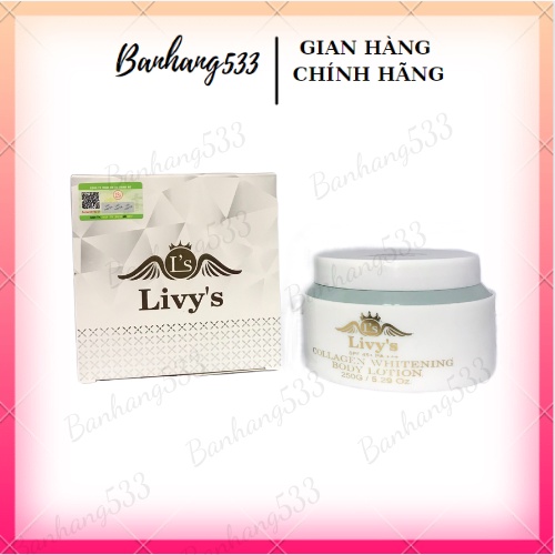 Kem dưỡng Body Livy's trắng