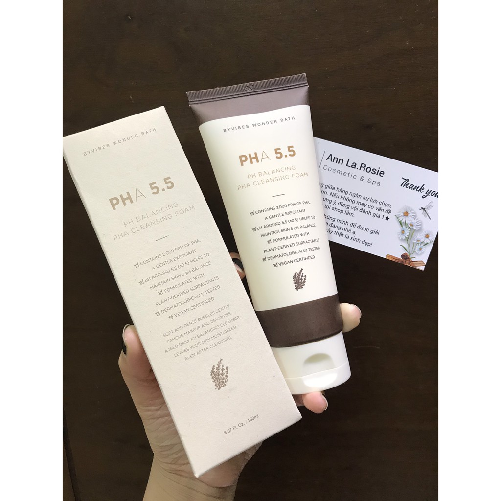 SỮA RỬA MẶT CÂN BẰNG DA PHA 5.5 pH Blancing PHA Cleansing Foam 150ml