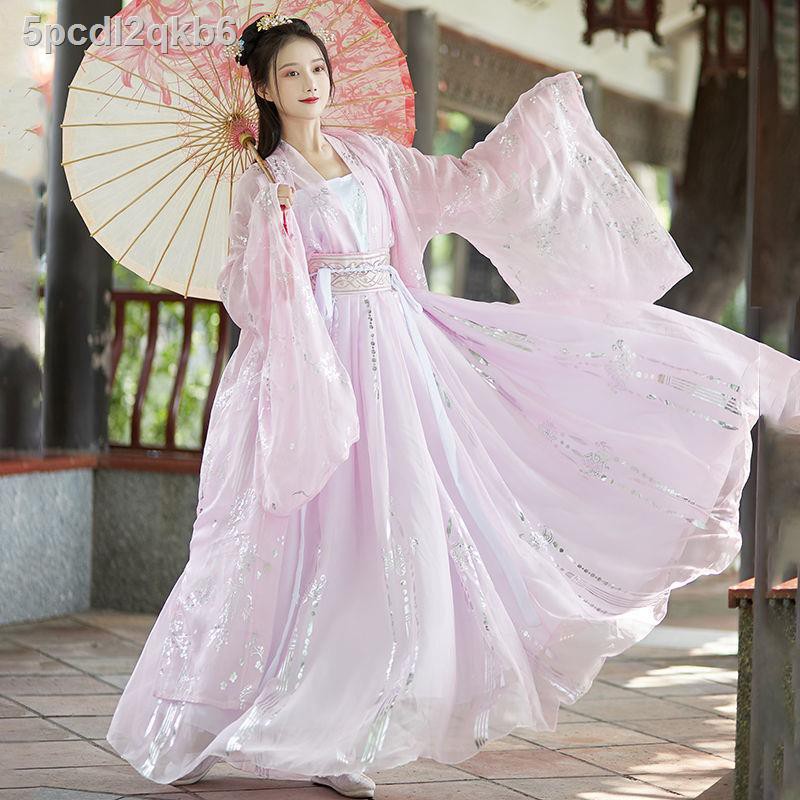 Trang phục học sinh nữ phong cách quốc gia Hanfu mới Meihe Tang làm áo sơ mi trắng tay to cổ rộng mặc lót hàng ng