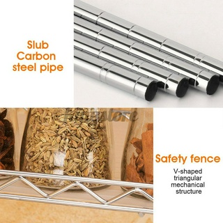 Stainless Steel Double-layer Microwave Oven Rack + Hook Kitchen Storage Holder