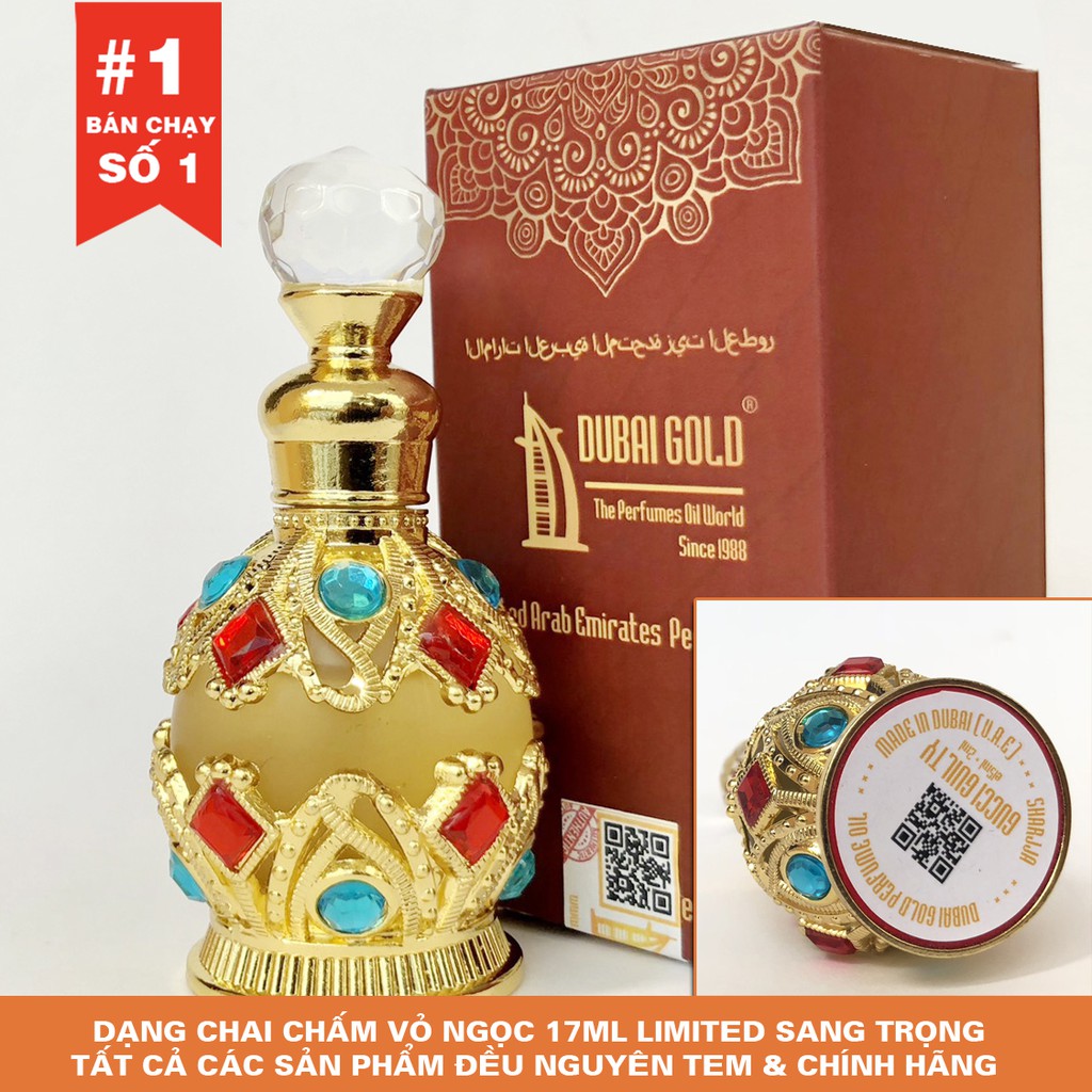 [Sale giá sỉ] Tinh dầu Dubai Gold 15ml nội địa mẫu mới 2019 | BigBuy360 - bigbuy360.vn