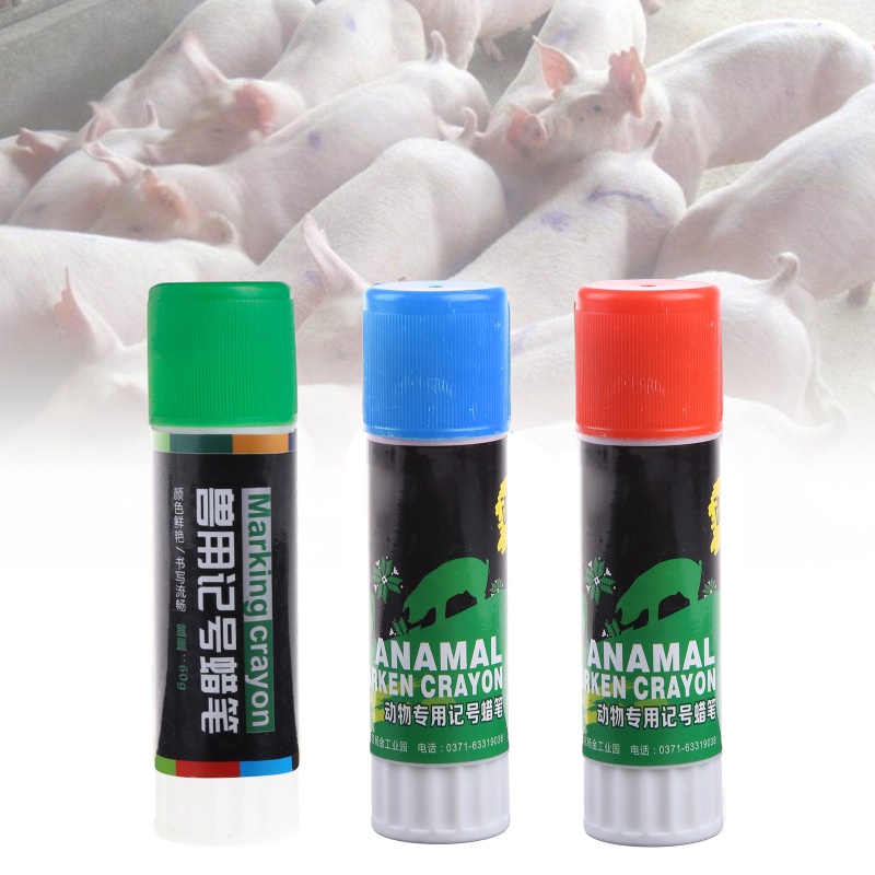 Bút Chì Màu Sáng Trong Suốt Đánh Dấu Lý Tưởng Cho Thú Cưng Động Vật Nông Trại Động Vật Breeding Blue / Xanh Lá
