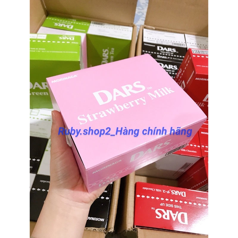 Combo 10 hộp socola Morinaga DARS đủ vị 42G hàng chuẩn date mới