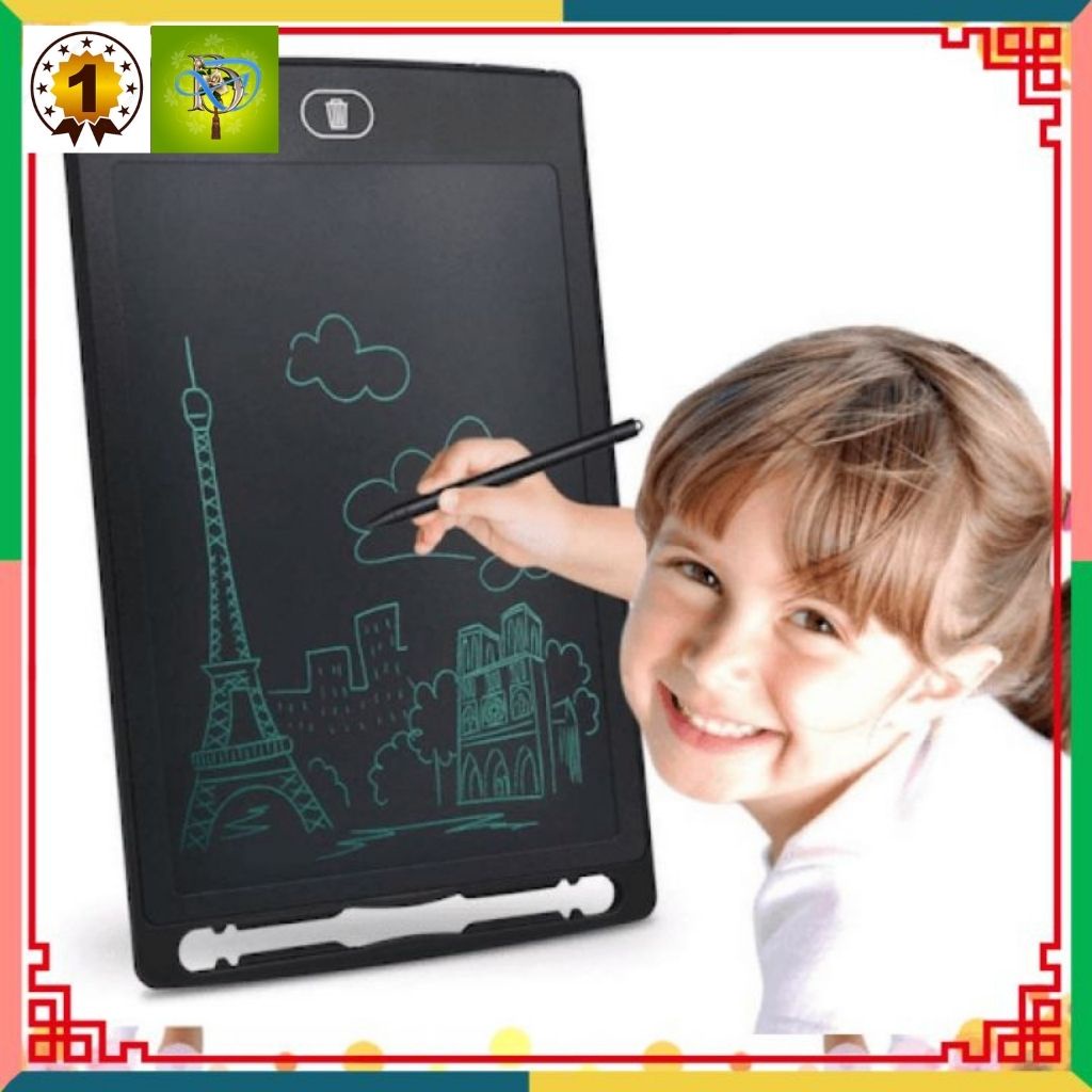 Bảng viết,bảng vẽ tự xóa thông minh thúc đẩy sự thông minh cho bé với màn hình 8,5 inch.