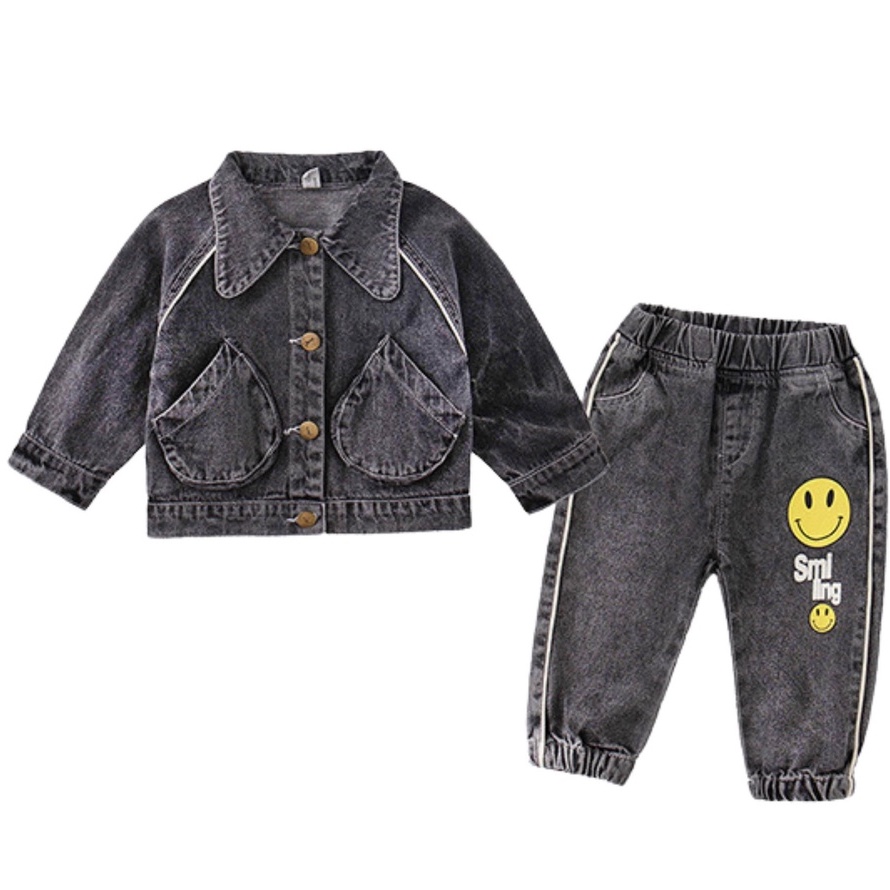 Set Jean cho bé gái Hinata BF44