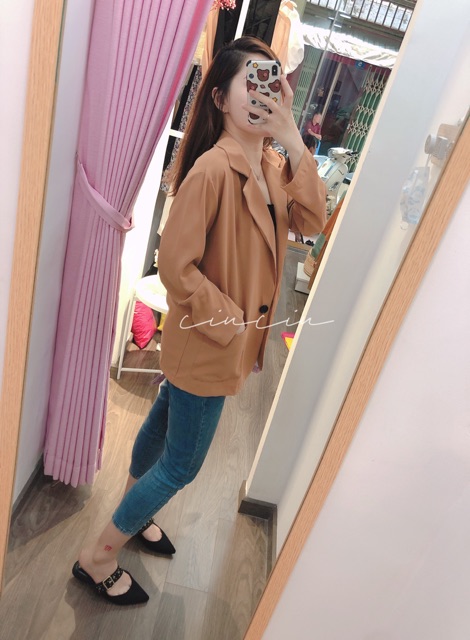 Áo Blazer Cổ Vest Hai Túi ?🍃 | BigBuy360 - bigbuy360.vn