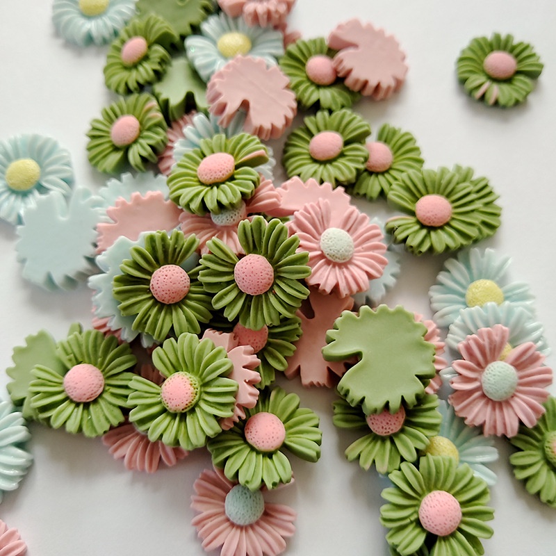 Set 10 phụ kiện trang trí xe hơi hình hoa hướng dương xinh xắn