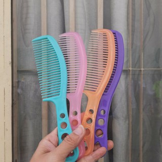 Combo 2 cây lược chải tóc nhựa có cán (19cm)