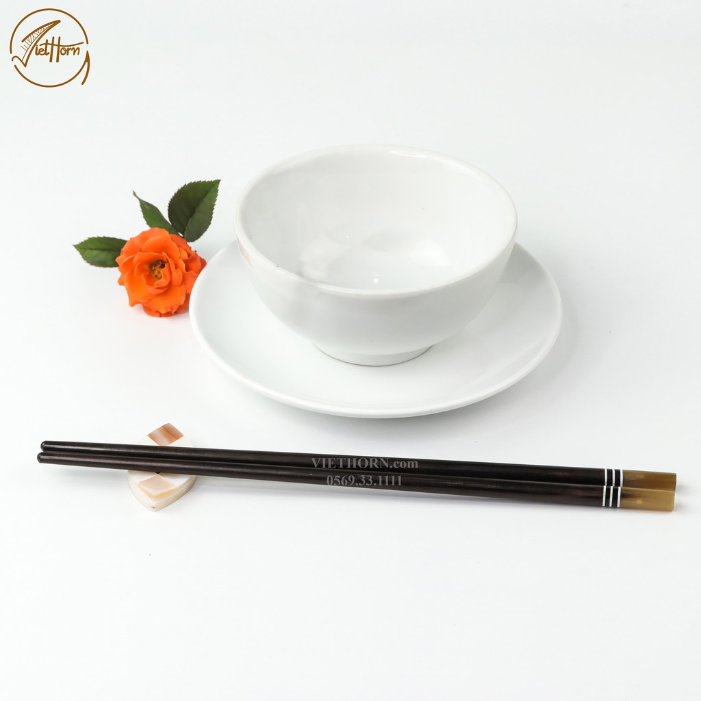Đũa trắc gắn đầu sừng, điểm nhấn tạo nên sự khác biệt, cực sang trọng và tinh tế VIETHORN sản phẩm xuất khẩu