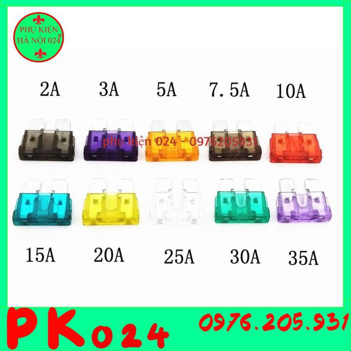 Bộ 10 Cầu Chì Chân Nhỏ Hàng Mới