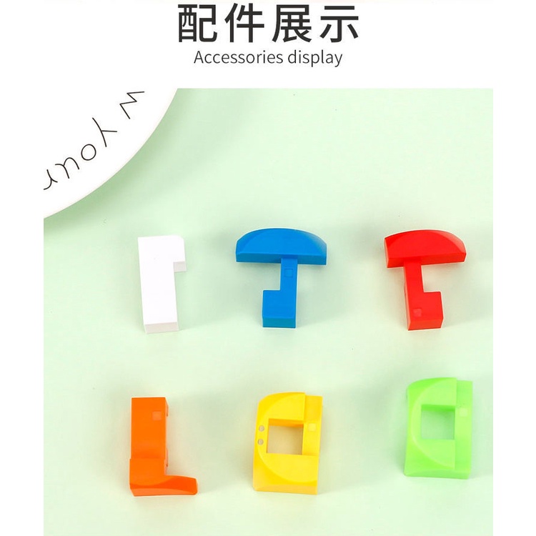 Bộ Đồ Chơi Lắp Ráp Khóa Khổng Minh Bằng Nhựa Sáng Tạo Cho Học Sinh，Khóa Luban dành cho trẻ em trọn bộ, khóa giải nén khóa nhựa xếp hình Khóa Kongming, học sinh tháo lắp và lắp ráp đồ chơi nhỏ sáng tạo, bộ khối xây dựng hoài cổ giải trí