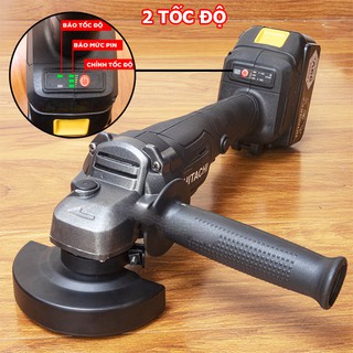Máy mài pin hitachi 118v - không chổi than- máy cắt cầm tay - 2 pin