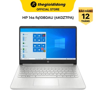 Laptop hp 14s fq1080au r3 5300u/4gb/256gb/14”/win11//bạc-hàng chính hãng