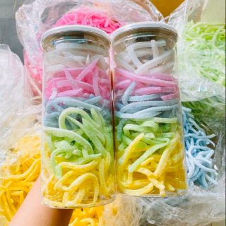 HŨ PET MỨT DỪA NGŨ SẮC MIX 4 VỊ ( 400gram )