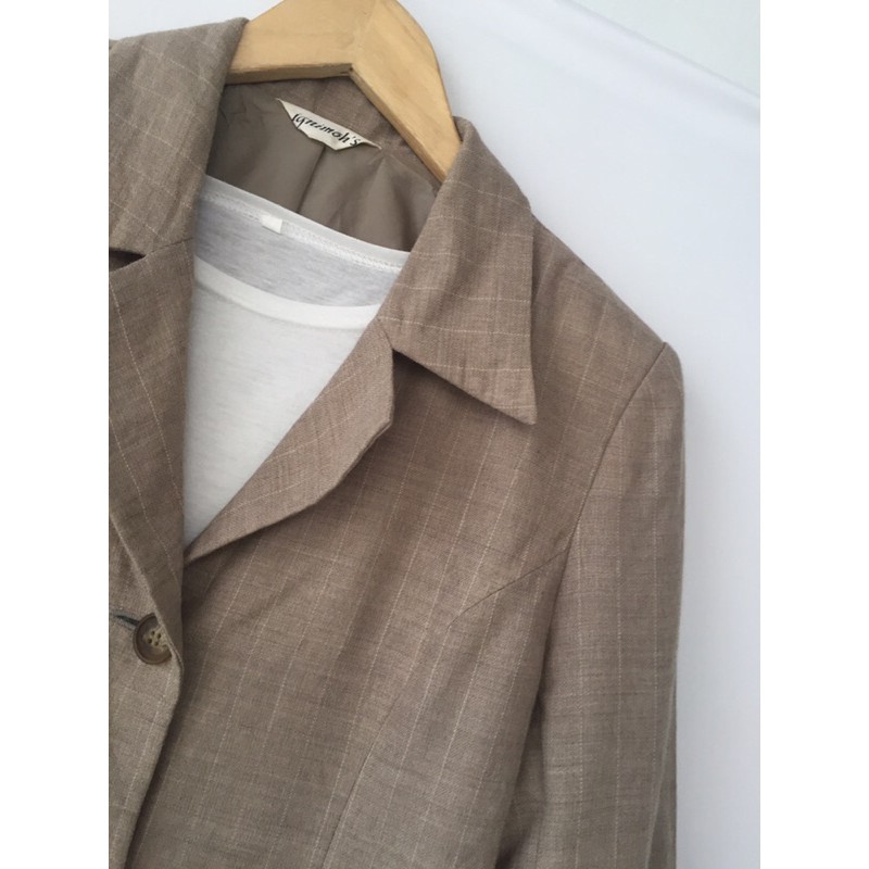 Blazer sọc IGNIMOH Japan phong cách