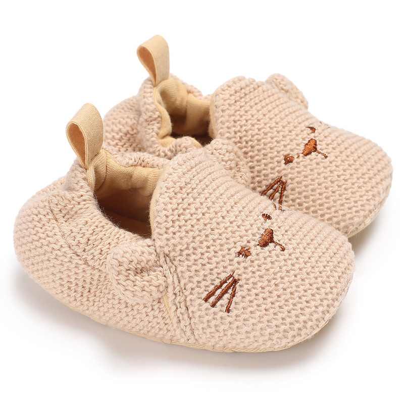 Giày Sneaker Đế Mềm Chống Trượt In Họa Tiết Hoạt Hình Xinh Xắn Dành Cho Các Bé 0-12 Tháng Tuổi