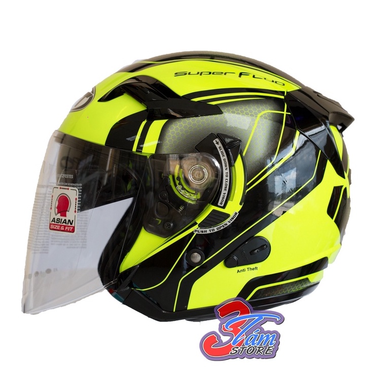 [CHÍNH HÃNG] NÓN BẢO HIỂM KYT 3/4 YWVNX010_NÓN BẢO HỘ YWVNX HỌA TIẾT CÁ TÍNH