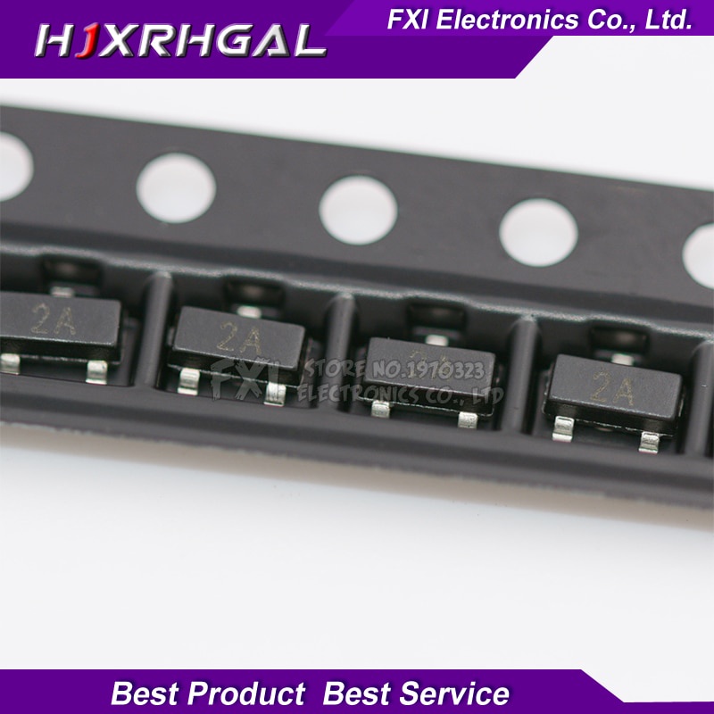 100 CÁI MMBT3906 2A MMBT3906LT1G 3906 2N3906 200mA 40V SOT-23 SOT23-3 PNP SMD Triod Transistor Mới n